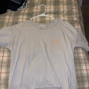 Dusty Blue Crop top